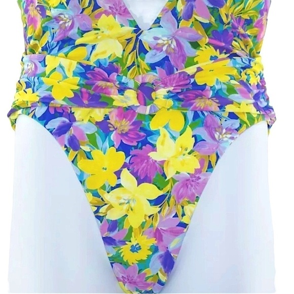 NWT For Love & Lemons For Victoria's Secret Daffodil One Piece Swimsuit XL - Picture 7 of 15